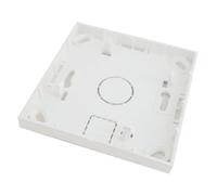Zocalo - zócalo de superficie de 1 elemento, color blanco, ideal para instalaciones eléctricas en espacios interiores