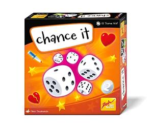 Zoch 601105167 Chance it - Juego de Dados para 3 a 6 Jugadores - El Juego de azúcar para Todos los Que Les Gusta Correr un Riesgo, a Partir de 10 años