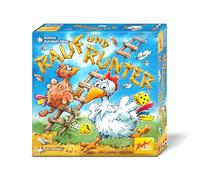 Zoch 601105180 - Rauf und Runter (Juego de Dados a Partir de 8 años), el Juego de Escalera más Salvaje Desde los Pollos Dados - Juego Familiar para 2 - 5 Jugadores, Aprox. 30 Minutos de duración del