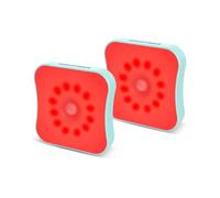 ZOCIFINER Luces nocturnas rojas, luces rojas con sensor de movimiento, luz roja recargable que funciona con pilas para dormir, luces nocturnas magnéticas para baño, dormitorio, ayuda para dormir,