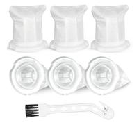 Zocipro 6Pcs Filtros de Repuesto para Vorwerk Kobold VC100 con 1 Cepillo, Filtros de Suciedad para Aspiradora de Mano Tipo Aspiradora Inalámbrica VC 100