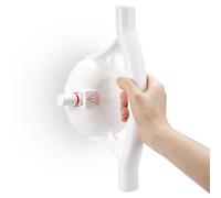 Zocipro Agarraderas Baño Ventosa Fuerte, Asa de Seguridad para Baño con Líneas Indicadoras, Barra de Agarre Portátil para Ducha No-Punch para Personas Mayores, Minusválidos y Niños