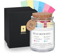 Zocipro Tarro con versículos de la Biblia, texto en inglés con 90 escrituras para colorear, regalos cristianos para mujeres y hombres, versículos de la Biblia de Pascua, regalos religiosos de aliento