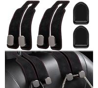 ZOCONE 2 Piezas Ganchos para Asiento de Coche, Gancho para el Respaldo de Asiento de Coche Multifuncionales Gancho para Reposacabezas Coche Universal Gancho para Coche para Guardar y Colgar (Negro)