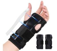 ZOCONE 2 Piezas Muñequera Tunel Carpiano para Hombre y Mujer Muñequera Tendinitis con Ferula Aluminio, Ferula Tunel Carpiano Ajustable Wrist Support para Esguinces Torceduras Artritis