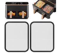 ZOCONE 2 Piezas Protección contra Salpicaduras Compatible con Cosori Airfryer 8,5 L Pantalla de Protector Antisalpicaduras Magnéticas para Freidora de Aire Compatible con Dual Blaze TwinFry 10 L