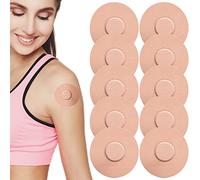 ZOCONE 25 Piezas Parches Freestyle Libre 1 2 3, Redondas Transpirable Parches Adhesivos para Sensores Liber Tela Protector para Sensores