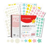 ZOCONE 272 Piezas Arches Granos Pimple Patches Acne Hidrocoloides, Impermeable Invisible Estrellas para Granos Parches Acne con Aceite Árbol De Té y Ácido Salicílico Diurno y Nocturno