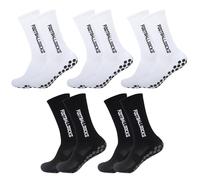 ZOCONE 5 Pares Calcetines Antideslizantes Futbol Hombre Calcetines de Deporte Altos Transpirable Elásticos Medias Antideslizantes Futbol 39-46 para Running Deporte (D)