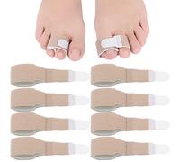 ZOCONE 8 enderezadores de dedos para dedos doblados, alisador de dedos reforzado, vendaje de dedo del pie roto, soporte de dedo del pie para dedos doblados superpuestos