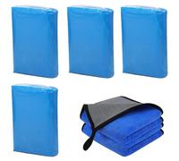 ZOCONE Plastilina de limpieza para coche, 4 unidades de 100 g de pasta de limpieza para coche con 2 toallas, arcilla de limpieza para pintura de coche y limpieza de llantas (azul)