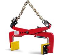 ZOCWJK Abrazaderas de elevación de piedra ajustables resistentes para manejar bloques de hormigón, abrazaderas de elevación de piedra, abrazaderas de grúa de placa resistente (70 cm)