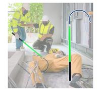 ZOCWJK Construction Sites - Gancho de rescate aislado, seguridad comercial antielectrocución, postes de seguridad para salvar vidas, 1 1.5 2 3 m, sistema de protección seguro para electricistas de