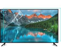 ZOCWJK Filtro protector de pantalla mate de 32 a 75 pulgadas, protección ocular antiluz azul, película suave PET para pantalla de TV y pantalla curva, sin reflejos/transparente/55 pulgadas, 1221 x 689