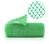 ZOCY Esponja de red africana, auténtico exfoliante corporal para baño y ducha, múltiples texturas con suave exfoliación profunda y rica espuma para todas las pieles (verde)