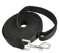 Zodazoqa 1 correa de entrenamiento para perros de 3 m, correa de nailon para cachorros, perros pequeños, medianos y grandes, entrenamiento de retirada. (negro)