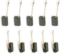 Zodazoqa 10 escobillas de carbón para motores, compatibles con amoladoras angulares Bosch GWS14-150, 5 x 10 x 17 mm