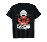 Zodiac Cancer Inspired Afro Women White Grey Cap Black Girl Camiseta