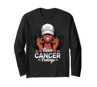 Zodiac Cancer Inspired Afro Women White Grey Cap Black Girl Manga Larga