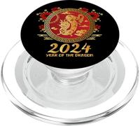 Zodiac Chinese New Year 2024 Year of The Dragon PopSockets PopGrip para MagSafe