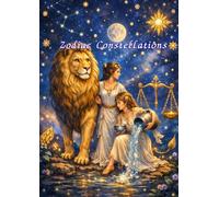 Zodiac Constellations Coloring Book: 12 Mythical Zodiac Illustrations Inspired by the Stars for Relaxing and Creative Coloring (Celestial Constellations Coloring Series)