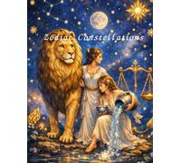 Zodiac Constellations Coloring Book US Letter Edition: 12 Mythical Zodiac Illustrations Inspired by the Stars for Relaxing and Creative Coloring (Celestial Constelzlations Coloring Series)