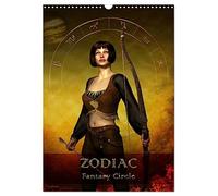 Zodiac Fantasy Circle (Wall Calendar 2026 DIN A3 portrait), CALVENDO 12 Month Wall Calendar: Beautiful fantasy women symbolizing the zodiac signs