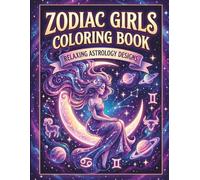 Zodiac Girls Coloring Book: Relaxing Astrology Designs for Stress Relief and Creative Coloring