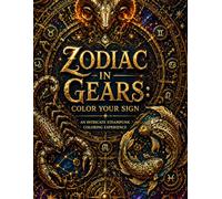 Zodiac in Gears: Color Your Sign (Steampunk Worlds: Gears & Mechanics)