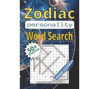 Zodiac Personality Word Search Puzzle Book: Word Search Puzzles with Easy to Read Print about Zodiac, Astrology, Star Signs and More | 6 x 9 inches, ... Gift for Vacations, Holidays and Free Time