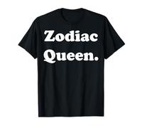 Zodiac Queen Astrology Horoscope Stars Camiseta