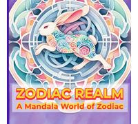 Zodiac Realm: A Mandala World of Zodiac: A Mandala World of Chinese and Greek Zodiacs: 12 Lunar Animals & 12 Celestial Signs