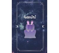Zodiac Reflections: Personalized Hardcover Notebook for "Gemini": Full-Color Design with Custom Dividers & Quotes | Beautiful Astrology Illustrations | Rainbow Edge Pages, Ideal Gift for Star Lovers