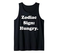 Zodiac Sign: Hungry Astrology Funny Camiseta sin Mangas
