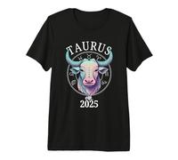 Zodiac Tauro Toro Nacido en 2025 Camiseta Premium