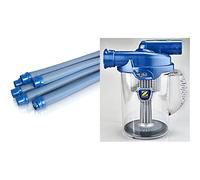 Zodiac W78055 - Juego de 6 Secciones de Mangueras Twist Lock, 6 x 1 m, para Limpiafondos de Piscina Hidráulicos + Cyclonic® Leaf Catcher