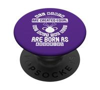 Zodiaco Acuario Mujeres Igualdad Única Astrología Cita PopSockets PopGrip Adhesivo
