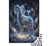 Zodiaco Aries Celestial Puzzle 1000 Piezas, Decoración Tras enmarcar