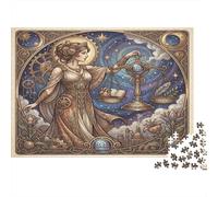 Zodiaco Libra Constelación Puzzle 1000 Piezas, Decoración Tras enmarcar