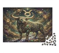 Zodiaco Tauro Constelación Puzzle 1000 Piezas, Decoración Tras enmarcar