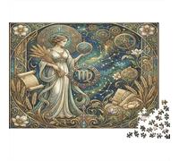 Zodiaco Virgo Constelación Puzzle 1000 Piezas, Decoración Tras enmarcar