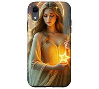 Zodiaco Virgo en Golden Starlight Carcasa para iPhone XR