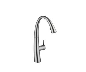 Zoe 2, Mezclador De Un Solo Mango, Acabado De Acero Inoxidable, Alta Presión