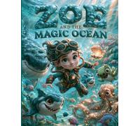 Zoe and the Magic Ocean: A Magical Underwater Coloring & Story Adventure with Whales, Sharks, Dolphins and More - For Kids Ages 4-10