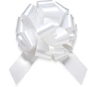 Zoe Deco Arco de Coche Grande (Blanco Brillante, 18 Pulgadas) Arcos de Regalo, Arco Gigante para Coche, Arco de cumpleaños, Arco de Coche Enorme, Arcos de Coche, Arco Blanco Grande, Arco para Regalos