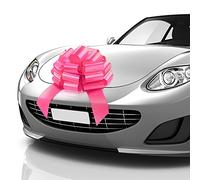 Zoe Deco Arco Grande para Coche Rosa (45.72 cm) - Lazo de Regalo para Cumpleaños, Envoltura de Regalos