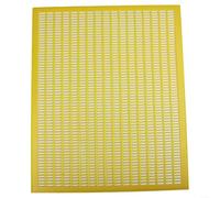 Zoegneer 1 unid PP Rectángulo Abeja Queen Excluder Grid Net Herramienta para apicultor Kit de captura Material resistente Tamaño óptimo 50.9x41.9cm Amarillo Eficiente Colonia Manejo Fácil I