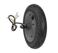 Zoegneer 10 Pulgadas Scooter Eléctrico Rueda Hub Motor 36V 400W Marco de aleación de aluminio Amortiguador Neumático de goma Fácil de instalar Reemplazo para Xiaomi y Negro
