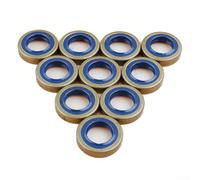 Zoegneer 10 sellos de aceite para motosierra 61 66 266 268 272 272XP Reemplazo de pieza 503260204 Kit de sello de cigüeñal del motor para mantenimiento y reparación de equipos de alimentación al aire