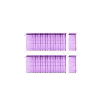 Zoegneer 30 bolsas de organza moradas con cordón, bolsa de organza con cordón, bolsa de vino, bolsa de gasa de 14 x 37 cm, como lo muestra la imagen
